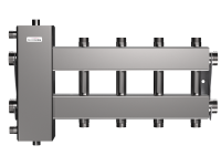 Балансировочный коллектор GIDRUSS из нерж. стали ВМSS-150-5DU (до 150кВт, G11/2",2+2=1"+1=1 1/2")