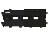 Модульный коллектор GIDRUSS МК-60-3D.EPP с термоизоляцией (до 60кВт, G1", 2+1 контура G1")