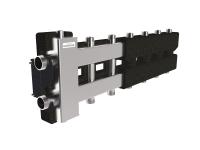 Балансировочный коллектор GIDRUSS BMSS-80-7DU.EPP (до 80кВт, G 1 1/4", 3+3=1" + 1=1 1/4") в изоляции