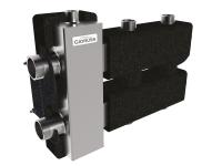 Балансировочный коллектор GIDRUSS BMSS-80-3DU.EPP (до 80кВт, G 1 1/4", 1+1=1" + 1=1 1/4") в изоляции