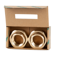 Резьбовое трубное соединение G 2" х Rp 1 1/4", латунь, комплект - 2шт. Shinhoo