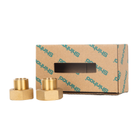 Резьбовое трубное соединение G 1" х Rp 3/4", латунь, комплект - 2шт. Shinhoo