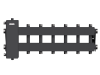 Балансировочный коллектор GIDRUSS  ВМ-150-7DU(до 150кВт, G 1 1/2", 3+3+1 контура G 1") 