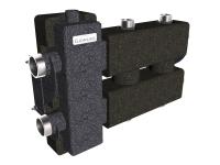 Балансировочный коллектор GIDRUSS  ВМ-80-3DU.EPP (до 80кВт, G 1 1/4", 1+1=1"+1 1=1/4") в изоляции