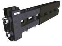 Балансировочный коллектор GIDRUSS BMSS-80-4D.EPP (до 80кВт, G 1 1/4", 3=1" + 1=1 1/4"), в изоляции