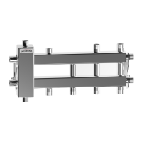 Балансировочный коллектор GIDRUSS BMSS-40-4DU (до 40кВт, все контура G 3/4") 