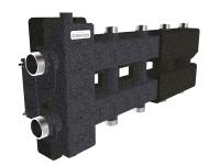 Балансировочный коллектор GIDRUSS  ВМ-80-5DU.EPP (до 80кВт, G 1 1/4", 2+2=1"+1 1=1/4") в изоляции