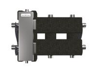 Балансировочный коллектор GIDRUSS BMSS-60-3DU.EPP, 60 кВт, вх. G 1″, 1+1=1" + 1=1″, в изоляции