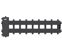 Балансировочный коллектор GIDRUSS  ВМ-150-9DU (до 150кВт, G 1 1/2", 4+4+1 контура G 1 1/2")