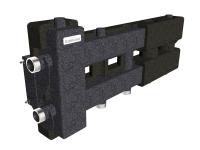 Балансировочный коллектор GIDRUSS  ВМ-60-3D.EPP (до 60кВт, G 1", 2+1 контура G 1"), в изоляции