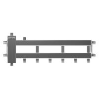 Балансировочный коллектор GIDRUSS BMSS-40-4D (до 40кВт, все контура G 3/4") 