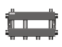 Модульный коллектор GIDRUSS из нерж.стали MKSS-150-2х32 (до 150кВт, G11/2", 2 контура G 11/4")