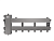 Балансировочный коллектор GIDRUSS из нерж. стали ВМSS-150-4D (до 150кВт,G11/2 ",3=1" + 1=1 1/2")