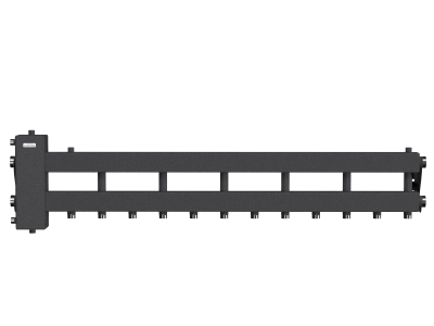 Балансировочный коллектор GIDRUSS  ВМ-150-7D (до 150кВт, G 1 1/2", 6+1 контура G 1") 
