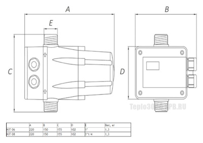 Блок контроля потока KIT 06 Espa Hidrokinetics