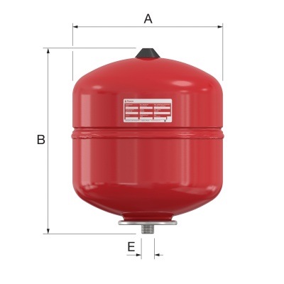 Расширительный бак для отопления Flamco Flexcon R 25л 6bar