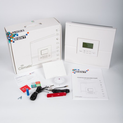 Погодозависимый автоматический GSM / Wi-Fi регулятор ZONT Climatic1.3