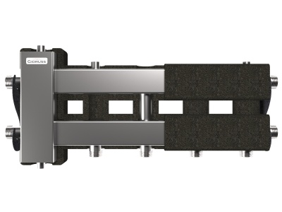 Балансировочный коллектор GIDRUSS BMSS-60-3D.EPP, 60 кВт, вх. G 1″, 2=1" + 1=1″, в изоляции